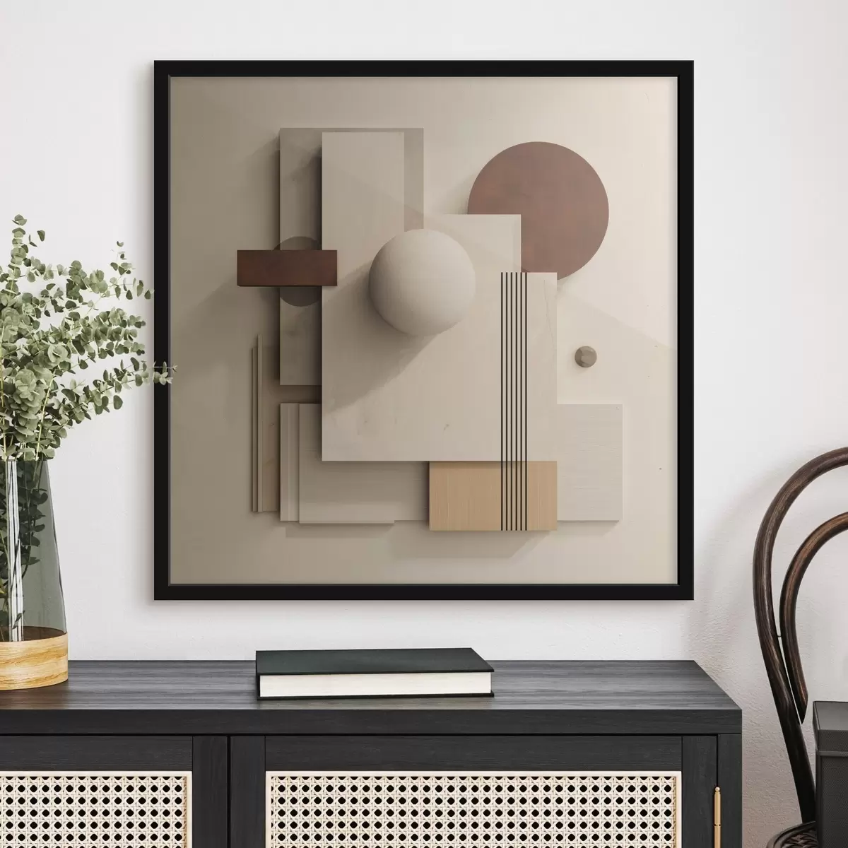 Poster Geometria calmului în stilul minimalist modern f45856