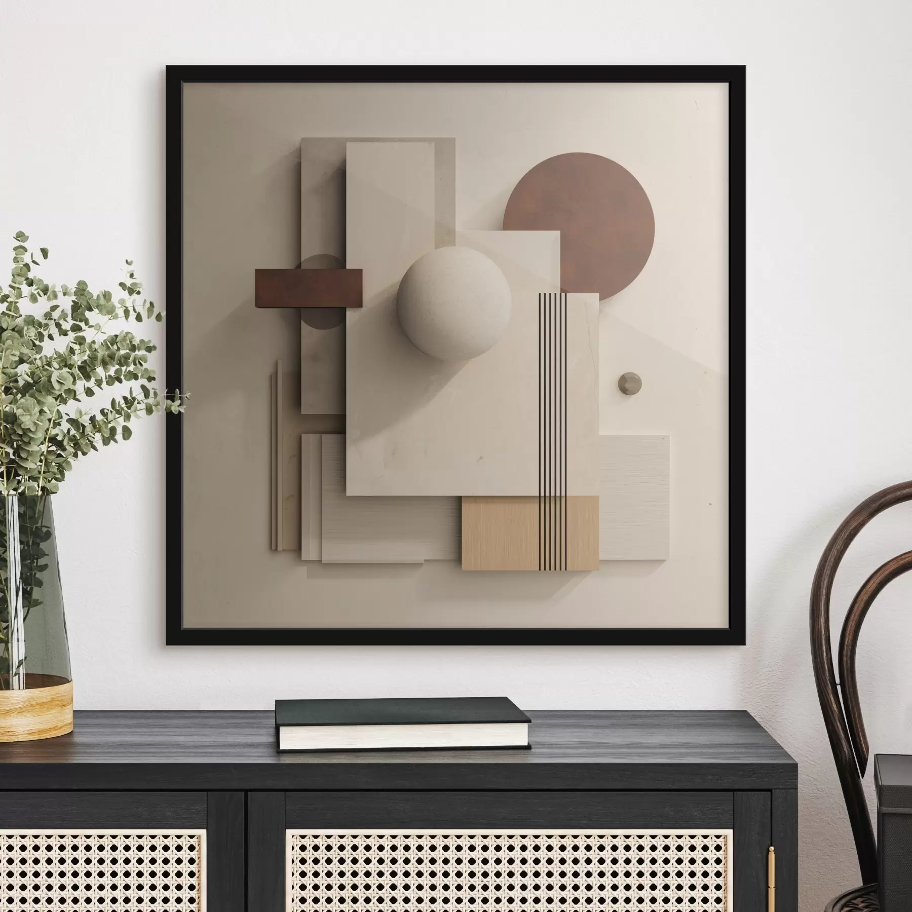 fototapet Geometria calmului în stilul minimalist modern f45856