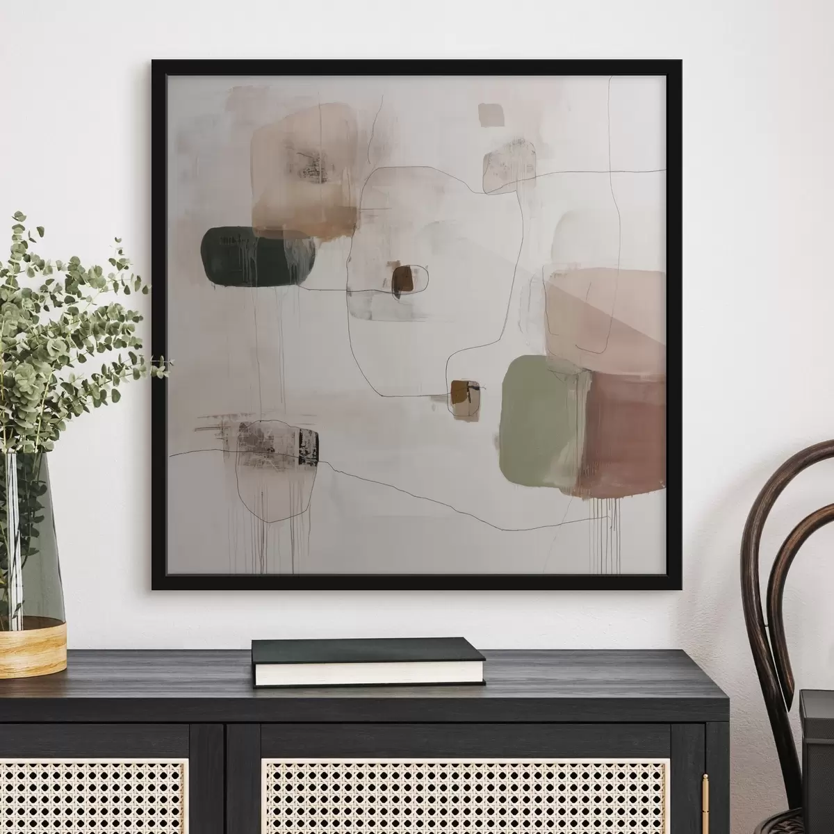 Poster Minimalism abstract în nuanțe calde f45860