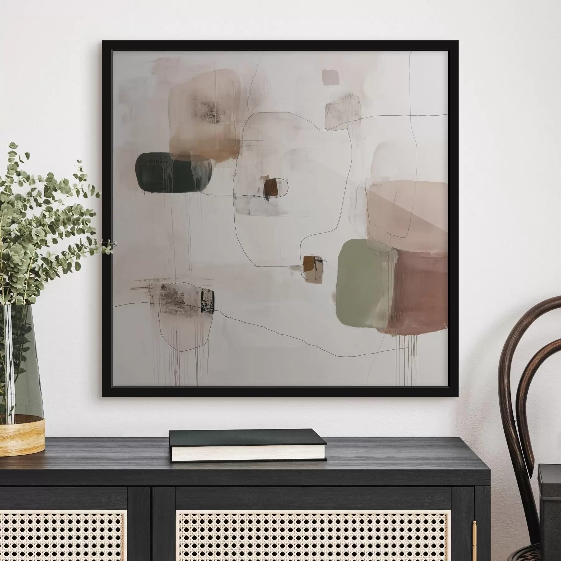 fototapet Minimalism abstract în nuanțe calde f45860