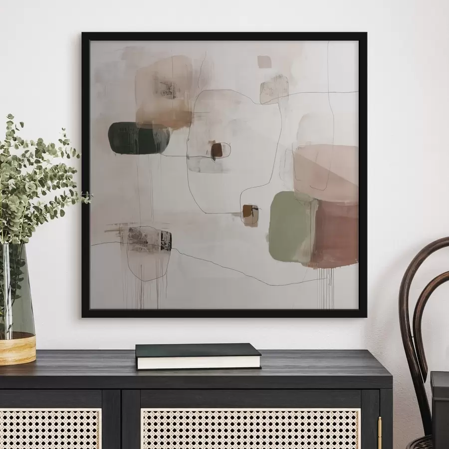 fototapet Minimalism abstract în nuanțe calde f45860