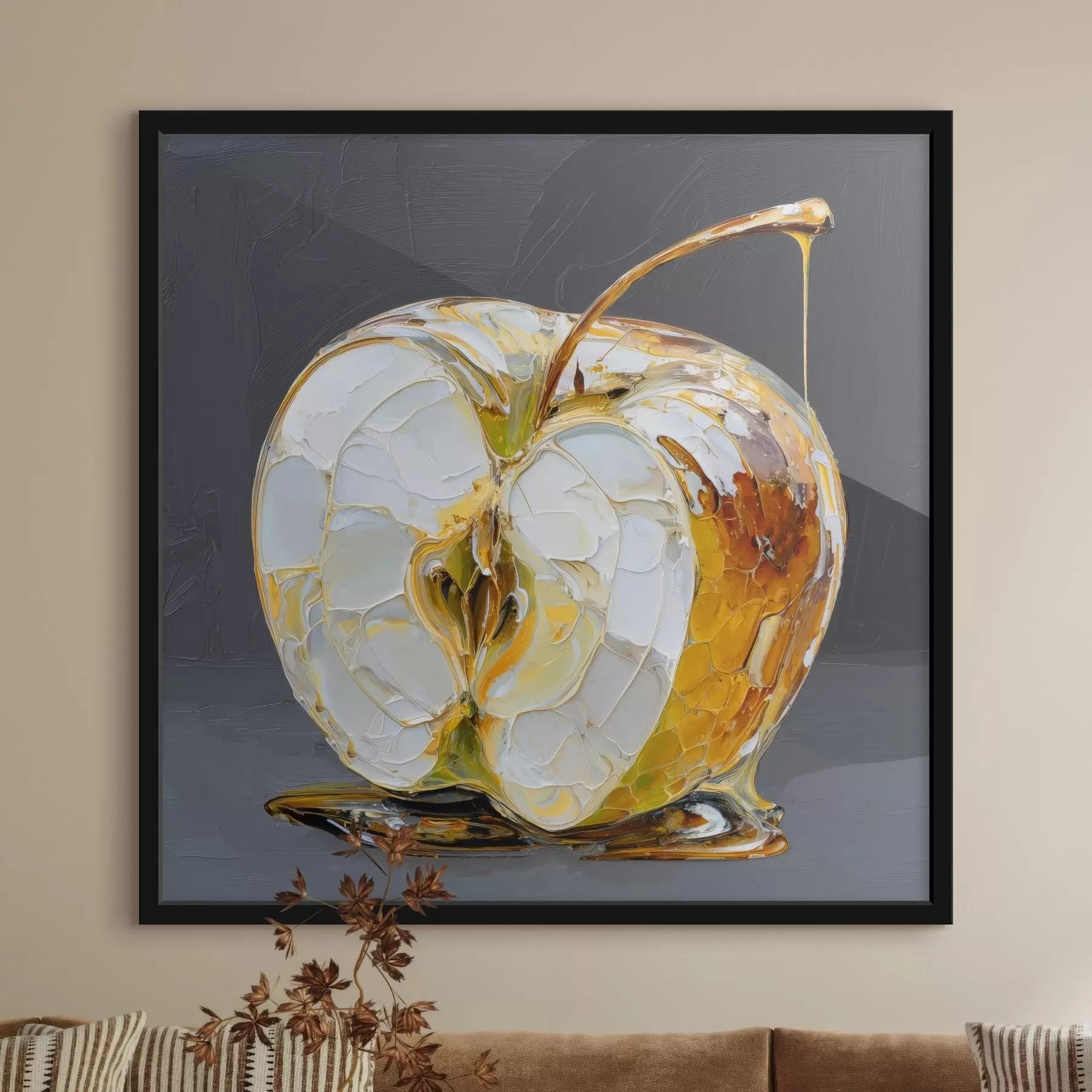 fototapet Măr dulce în stil pictural f45861