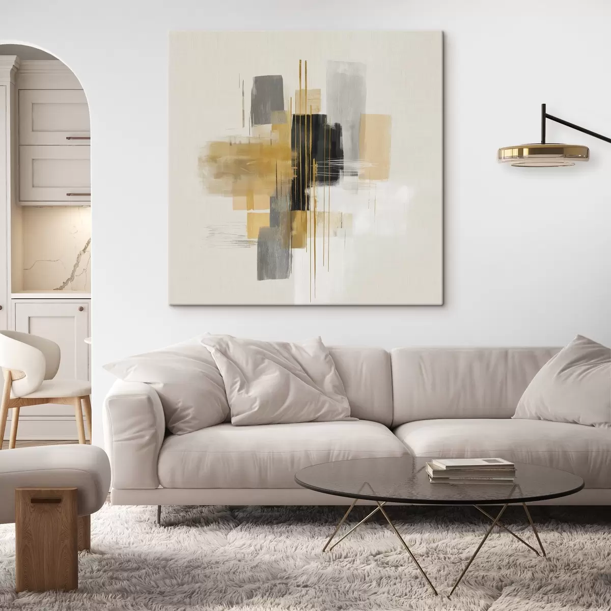 Tablouri Verticale ale spațiului în stilul abstracționismului grafic s45850