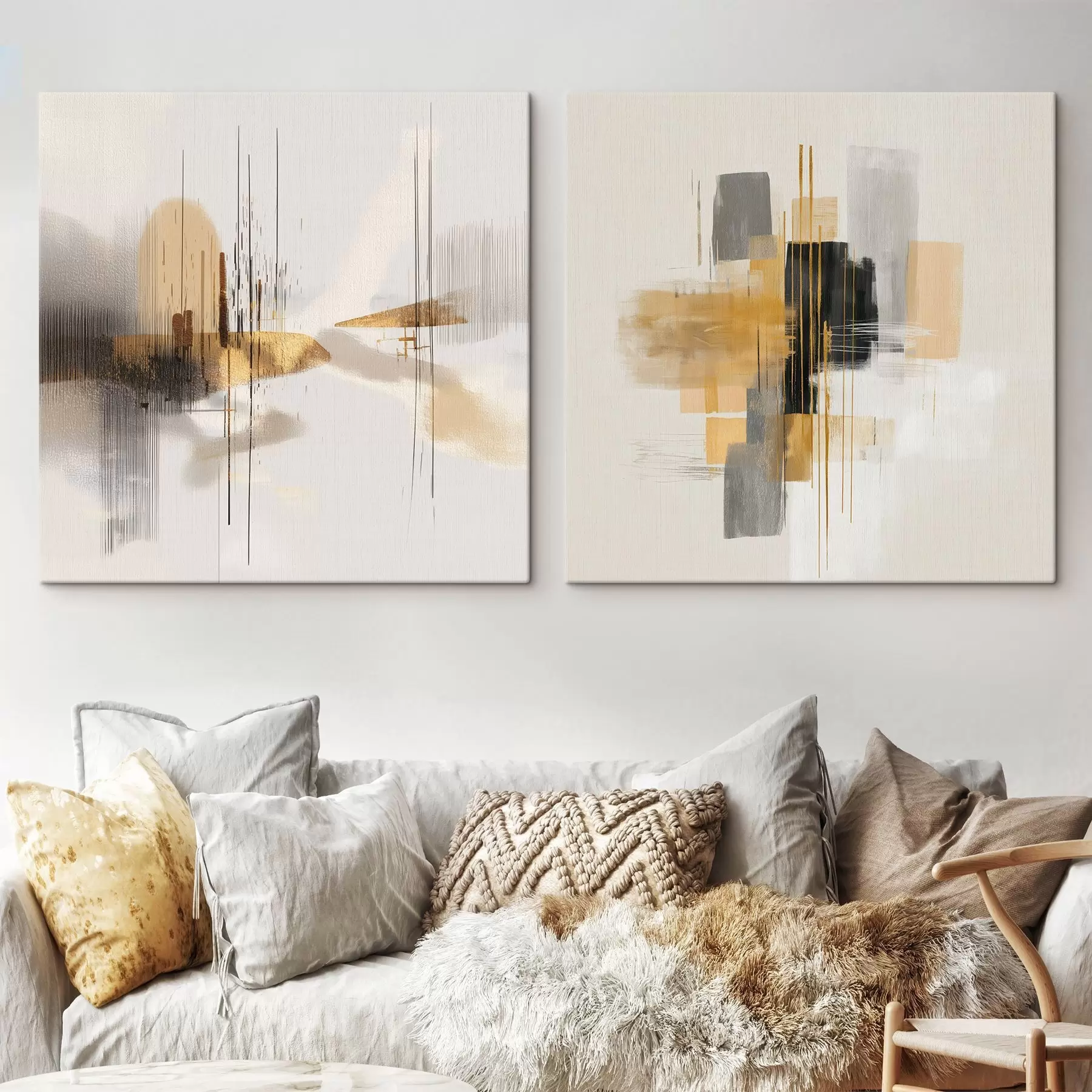 Tablouri Compoziție artistică cu elemente grafice m00740