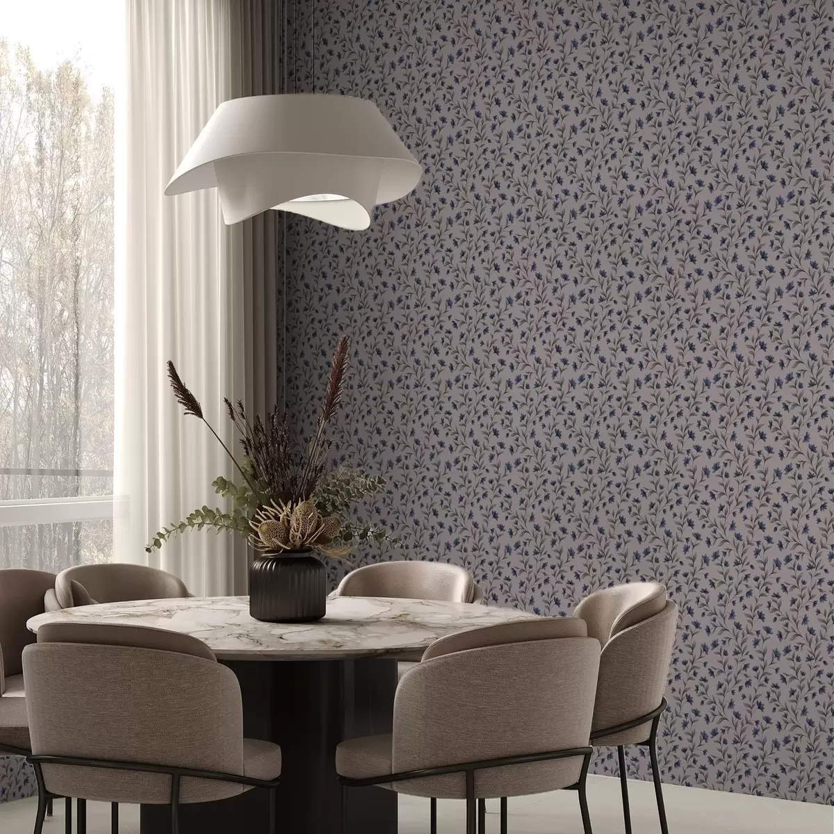 Wallpaper Clopoței pe un fundal roz pudrat a00622v2