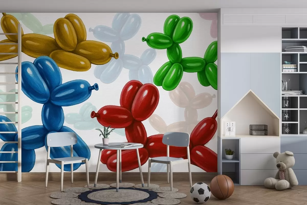 fototapet Bile în formă de câine w04675