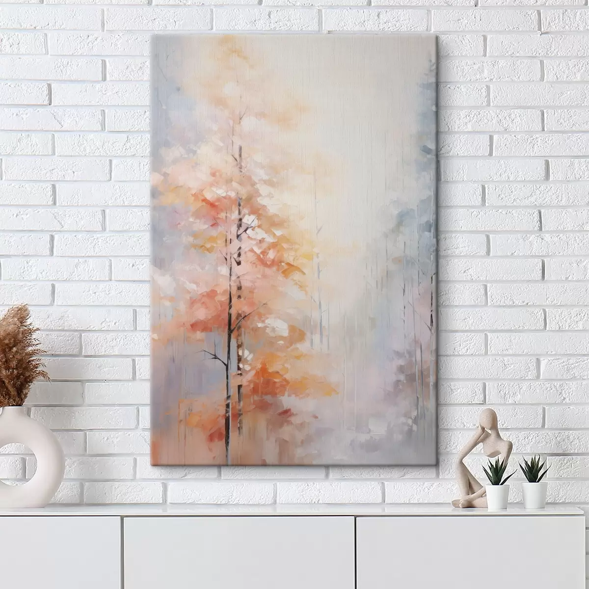 Tablouri Pictură imitație pădure de toamnă s46122