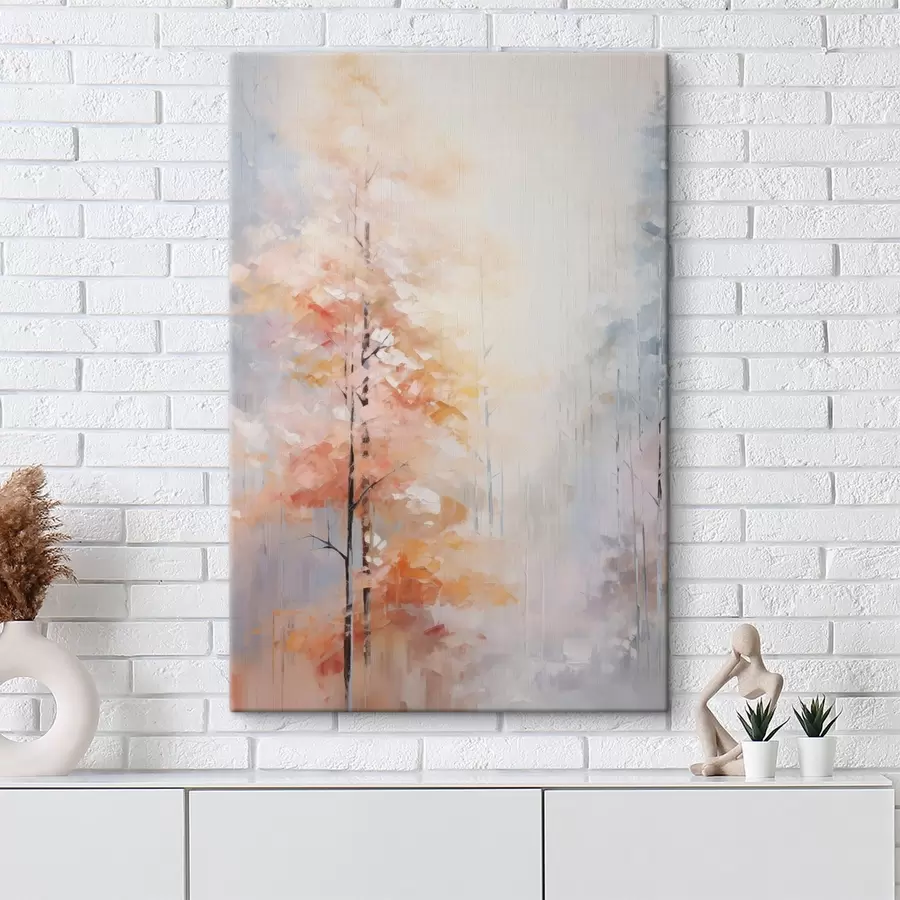 Tablouri Pictură imitație pădure de toamnă s46122