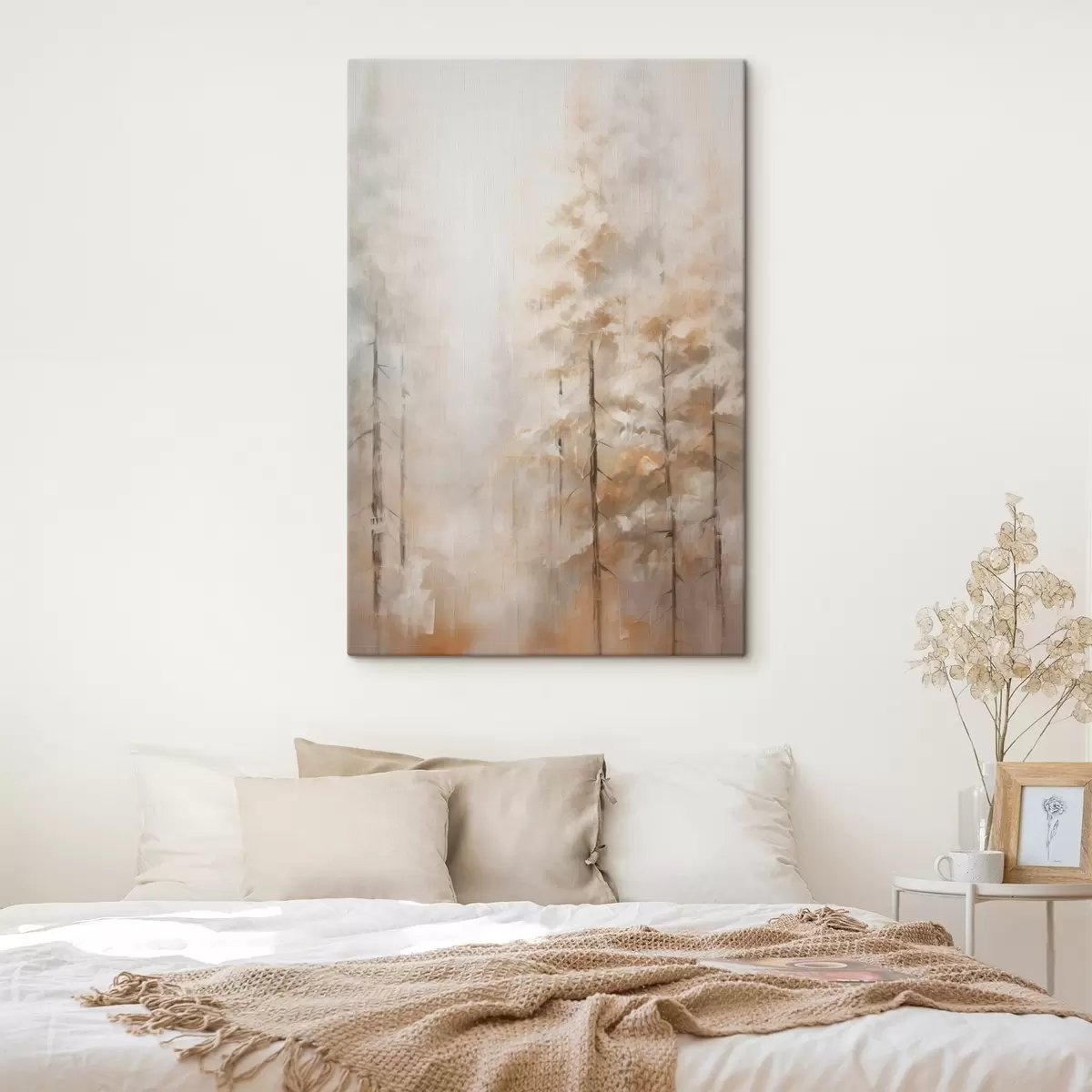 Tablouri Copaci în pădure imitație de pictură s46123