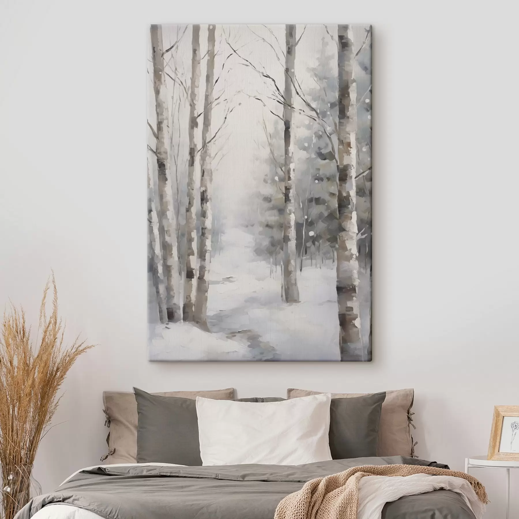 Tablouri Mesteacăn în pădurea iernii s46129