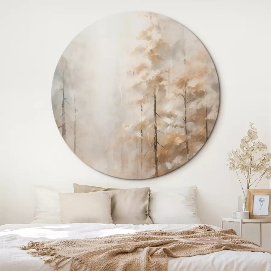 Tablouri Copaci în pădure imitație de pictură r46123