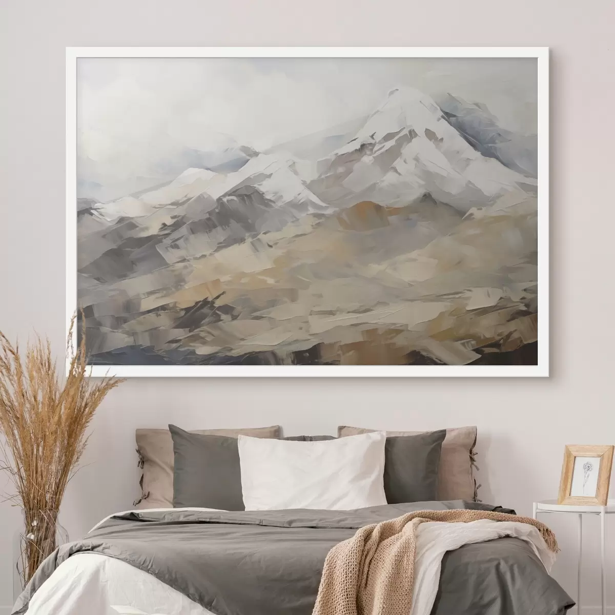 Poster Pictură imitație de munte f46193