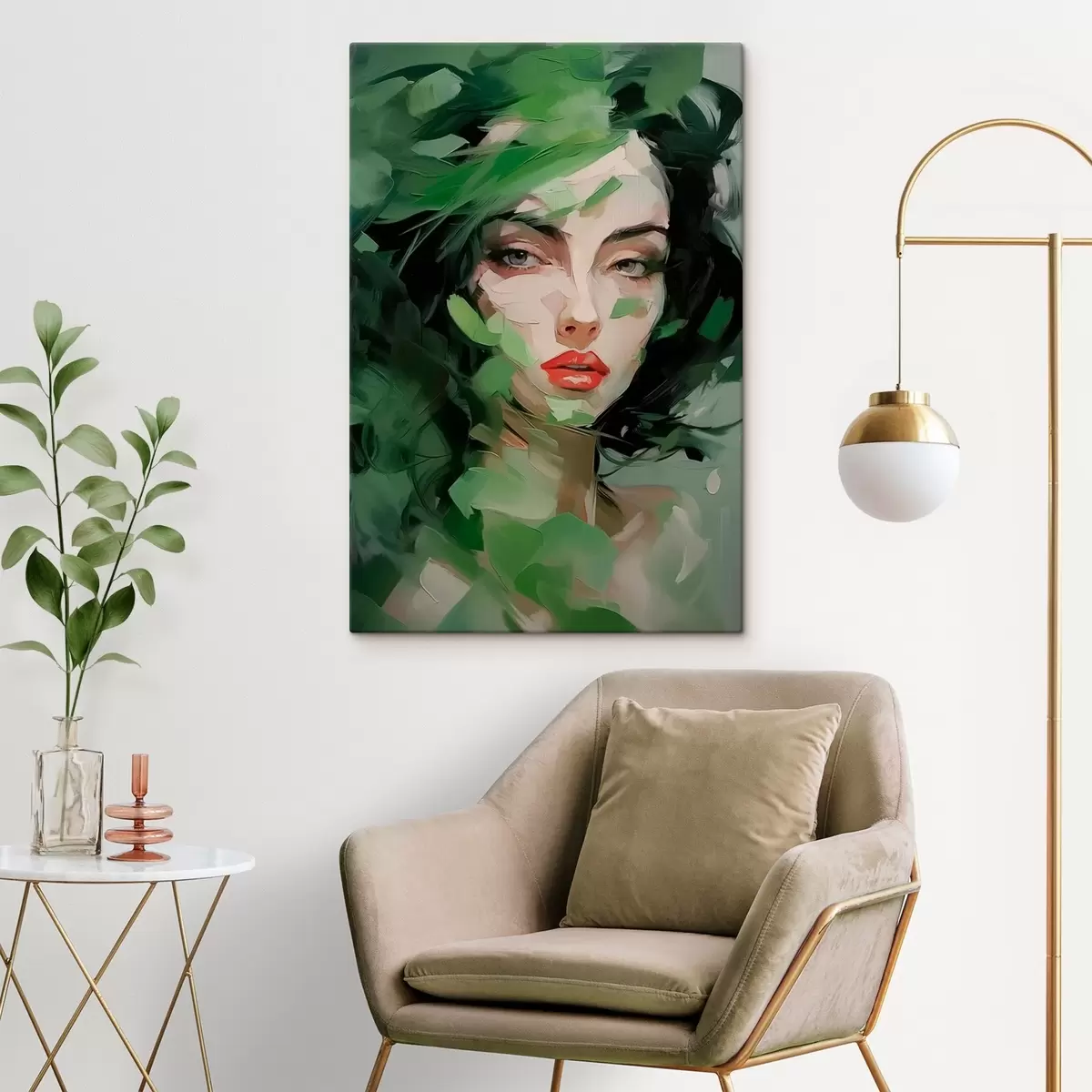 Tablouri Portret feminin abstract s46224