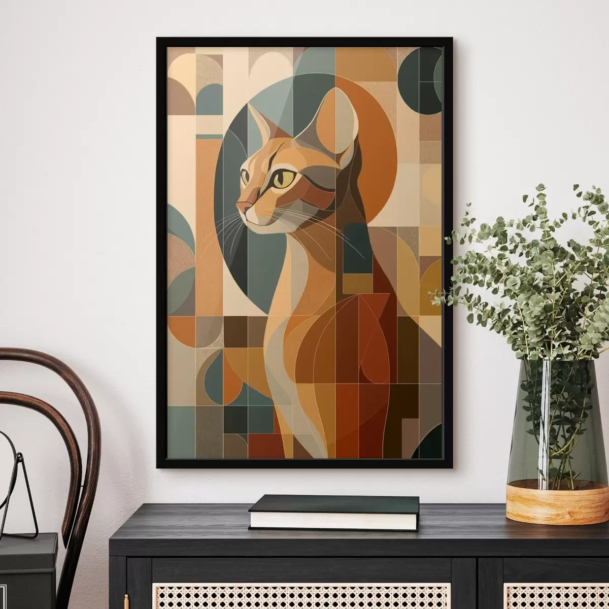 Poster Pisica abstractă f46209