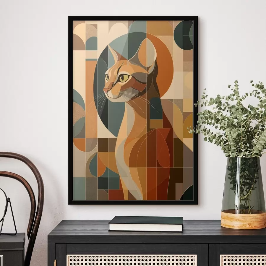 fototapet Pisica abstractă f46209