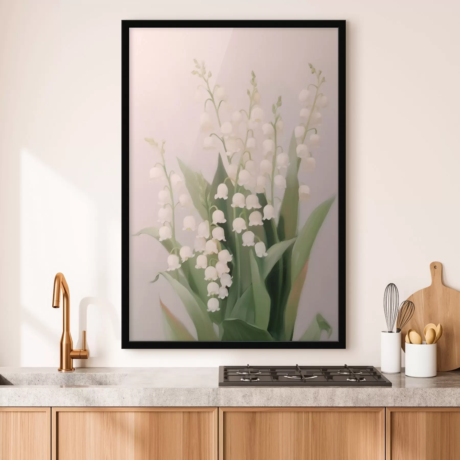 fototapet Lăcrămioare f46212