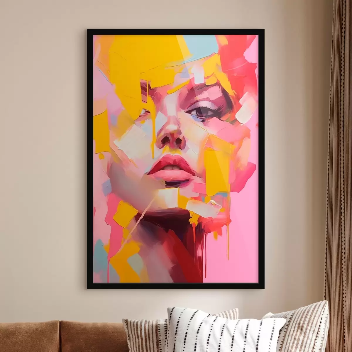 Poster Față abstractă f46217