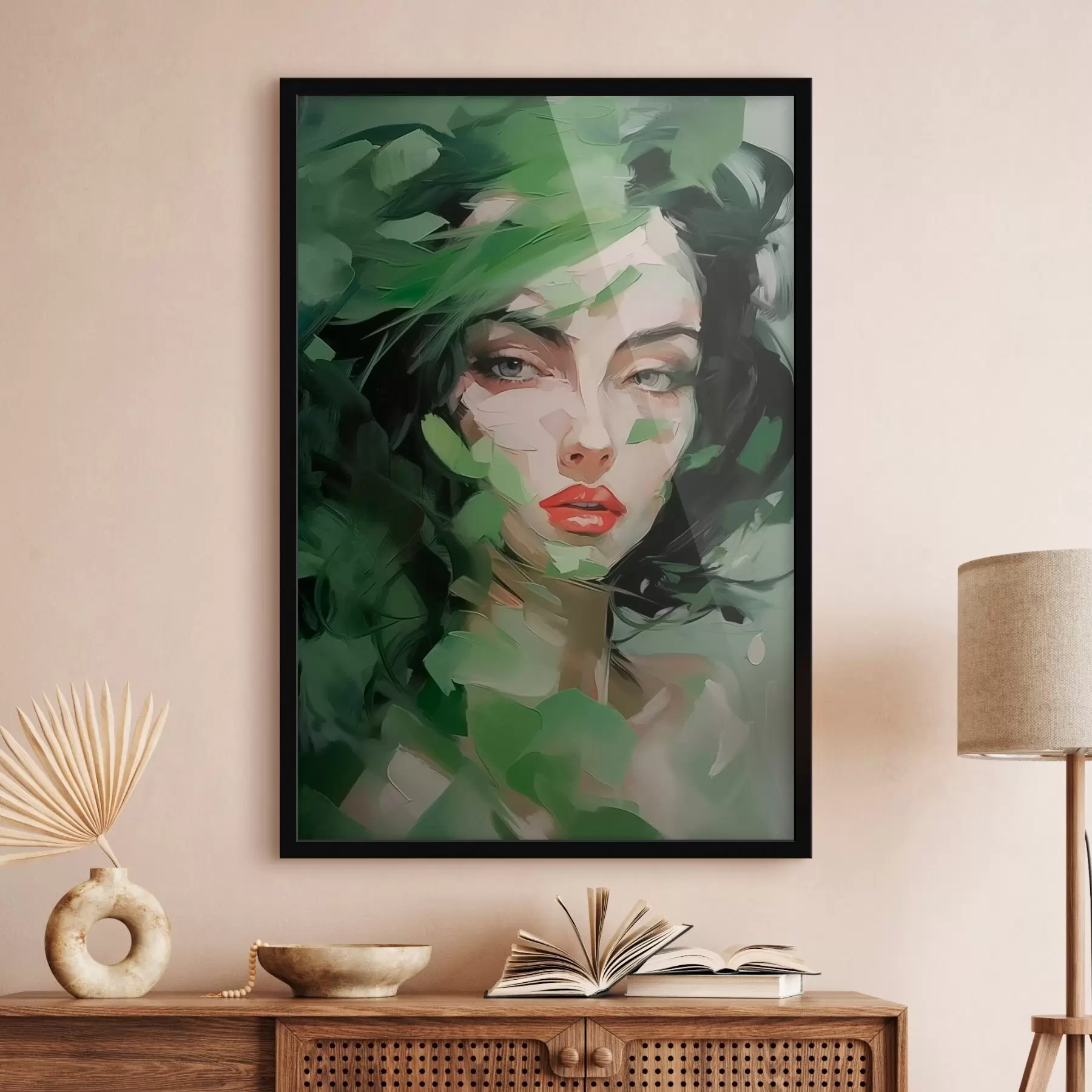 fototapet Portret feminin abstract f46224