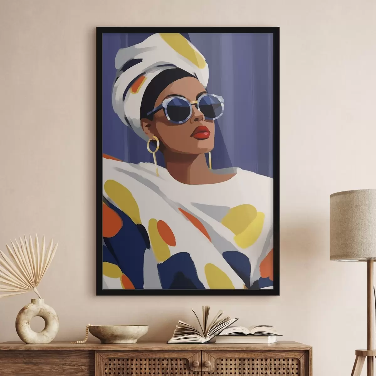 Poster Femeie cu ochelari f46231