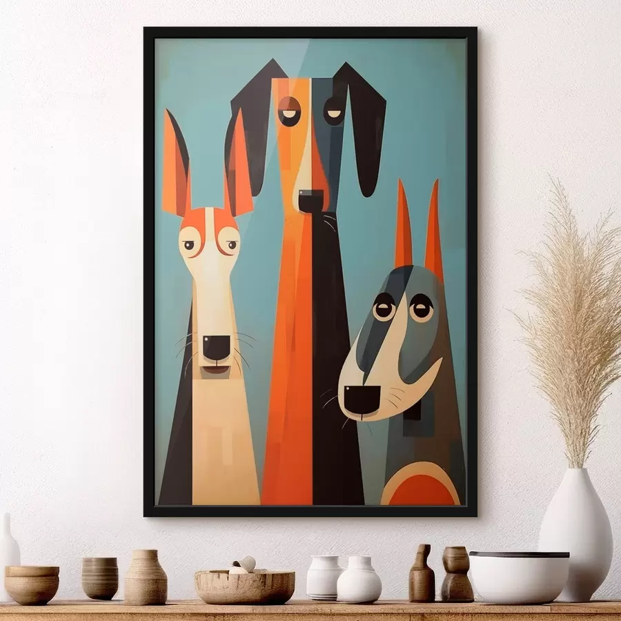 fototapet Rezumat Câini f46236