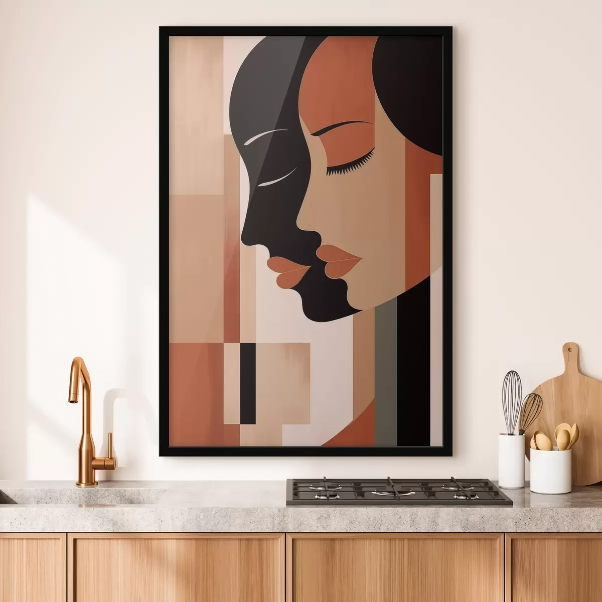 Poster Fețe abstracte f46241