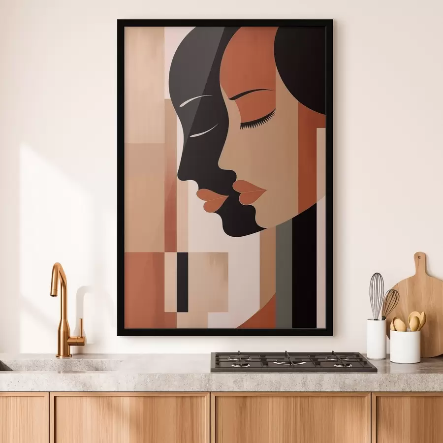 fototapet Fețe abstracte f46241