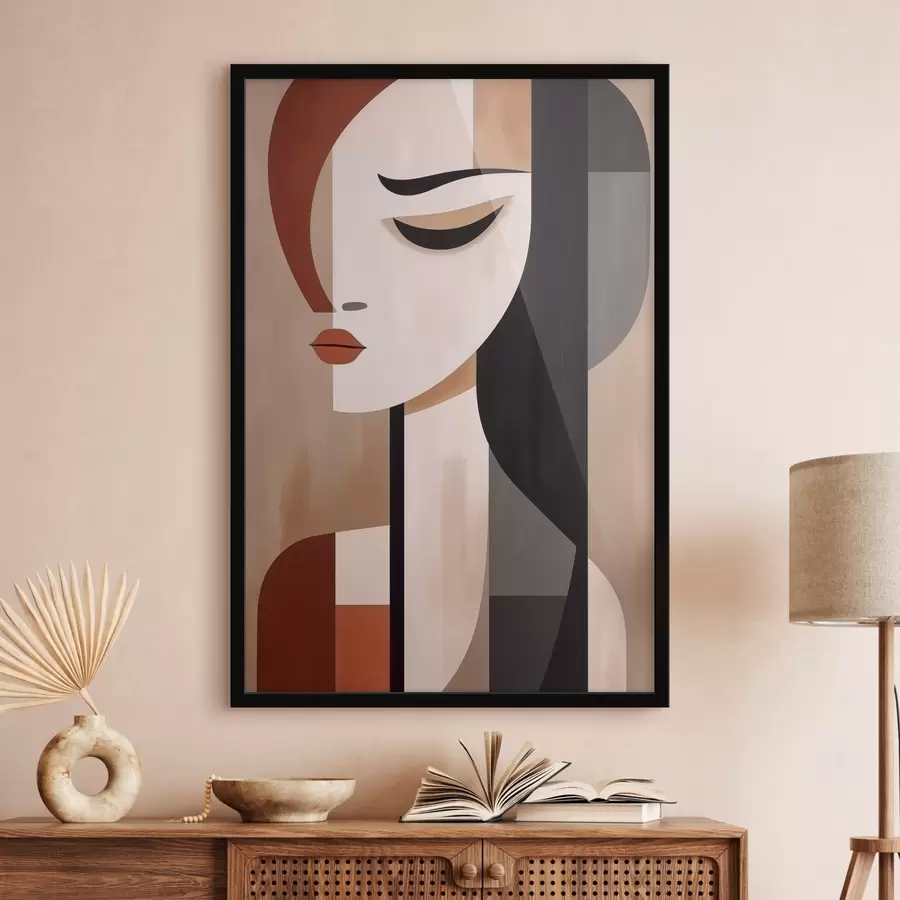 fototapet Fețe abstracte f46242