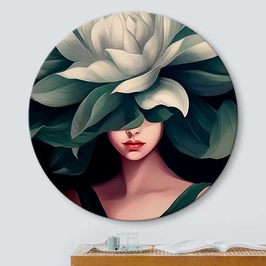 Tablouri Fată cu o floare r46207