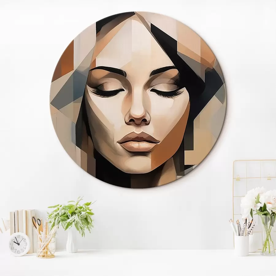 Tablouri Portret geometric feminin r46220