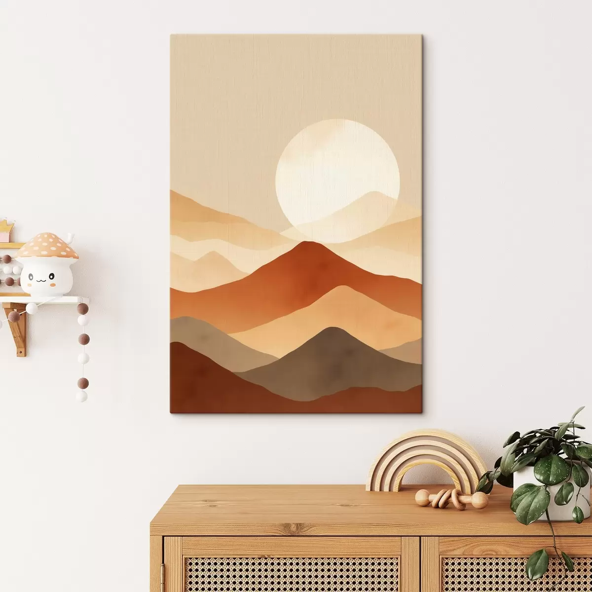 Tablouri Luna uriașă pe fundal s46083