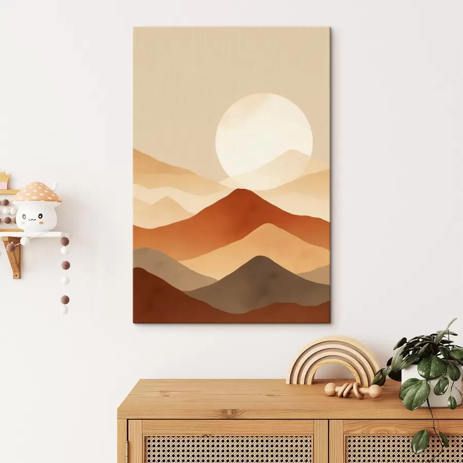 Tablouri Luna uriașă pe fundal s46083