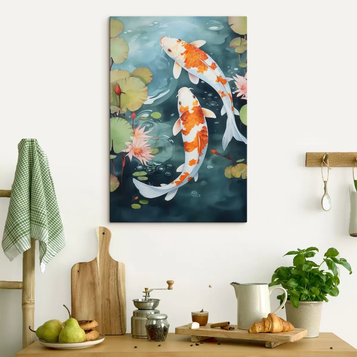 Tablouri Pește într-un iaz s46087