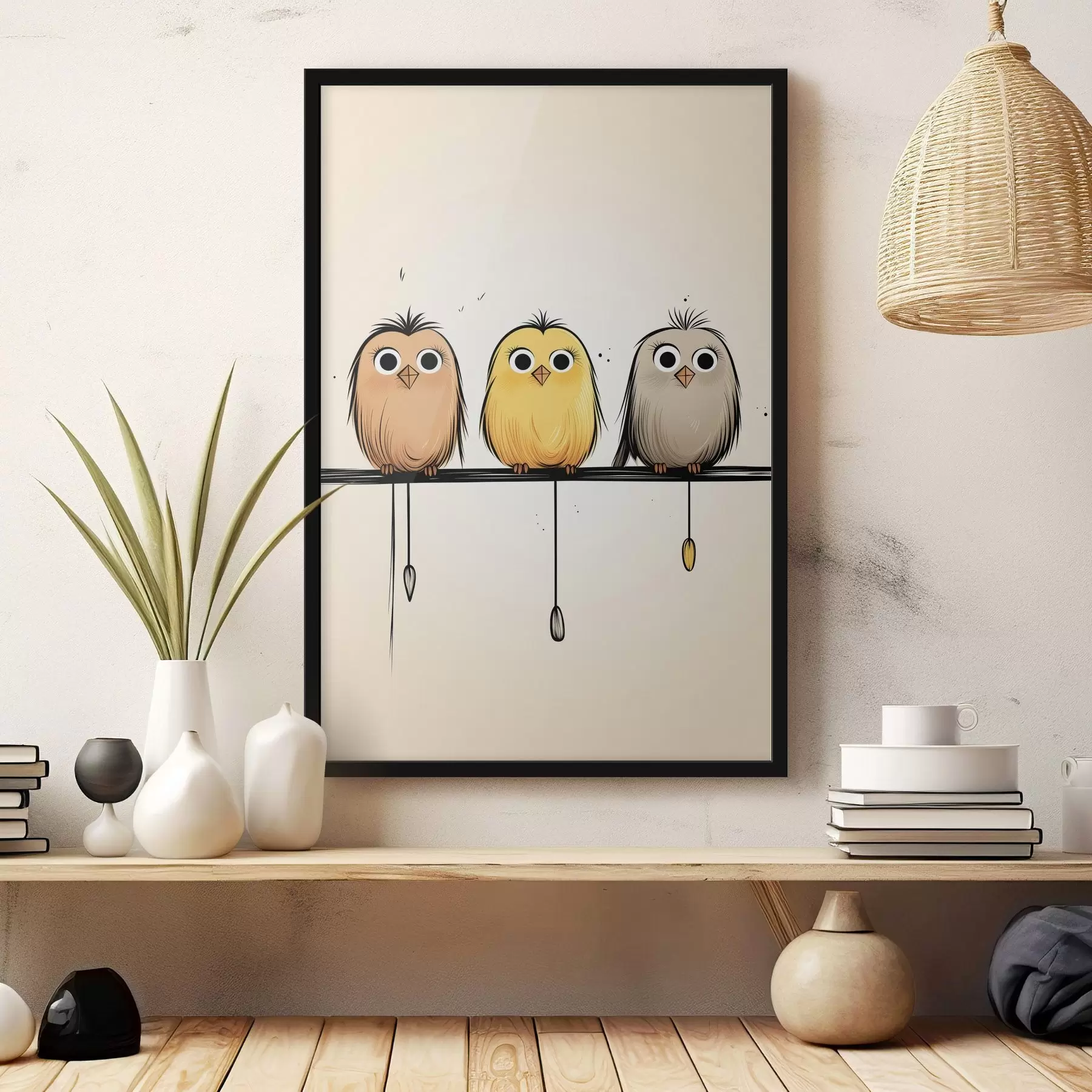 fototapet Pui drăguți f46071