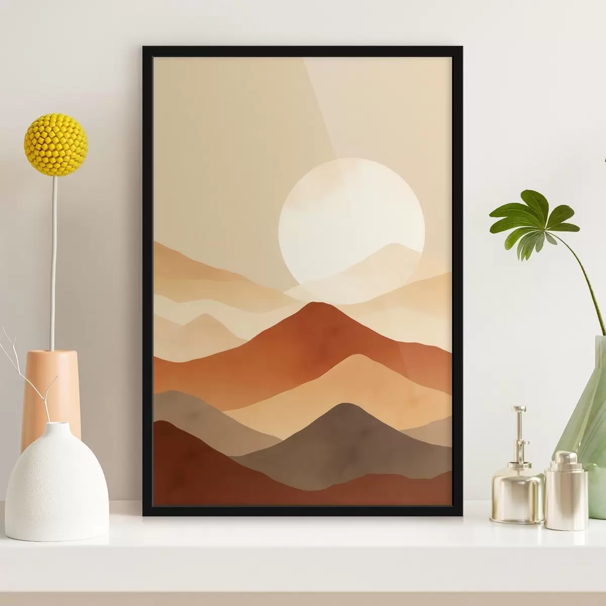 Poster Luna uriașă pe fundal f46083