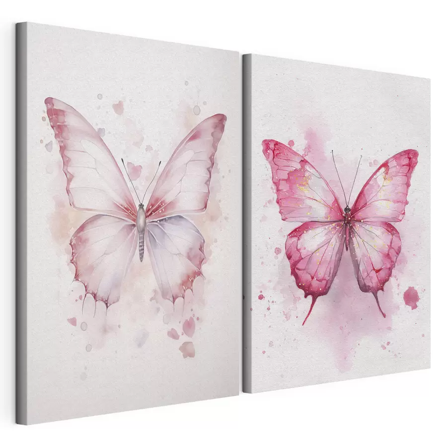 Tablouri Diverse fluturi roz m00864