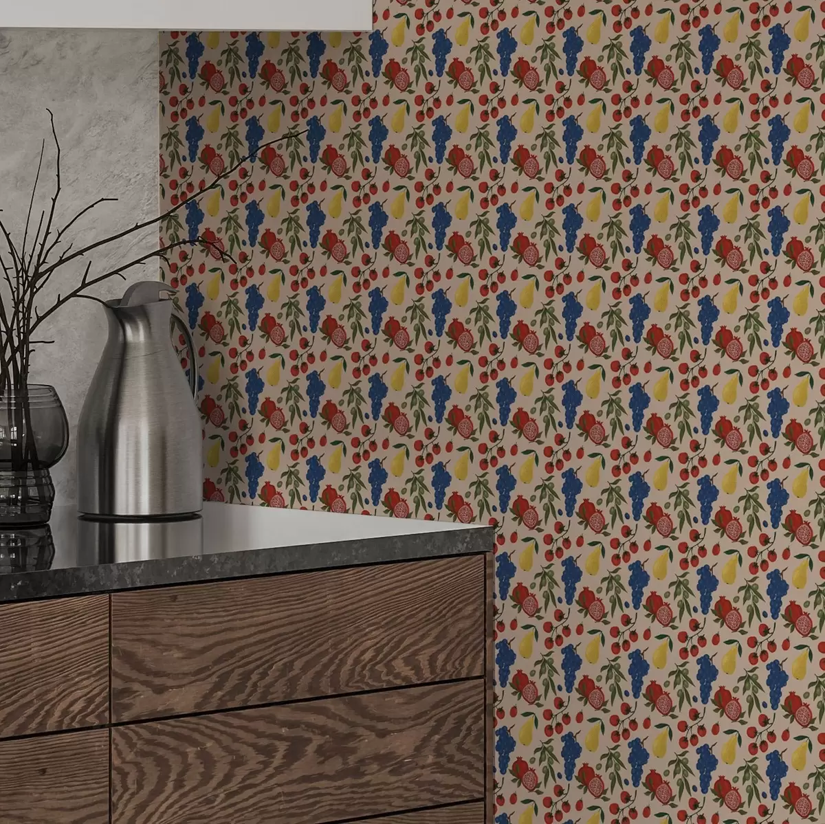 Wallpaper Fructe suculente pe un fundal bej cald a00801v1