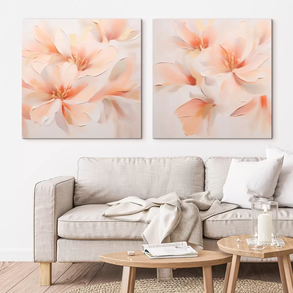 Tablouri Flori delicate abstracte m00789