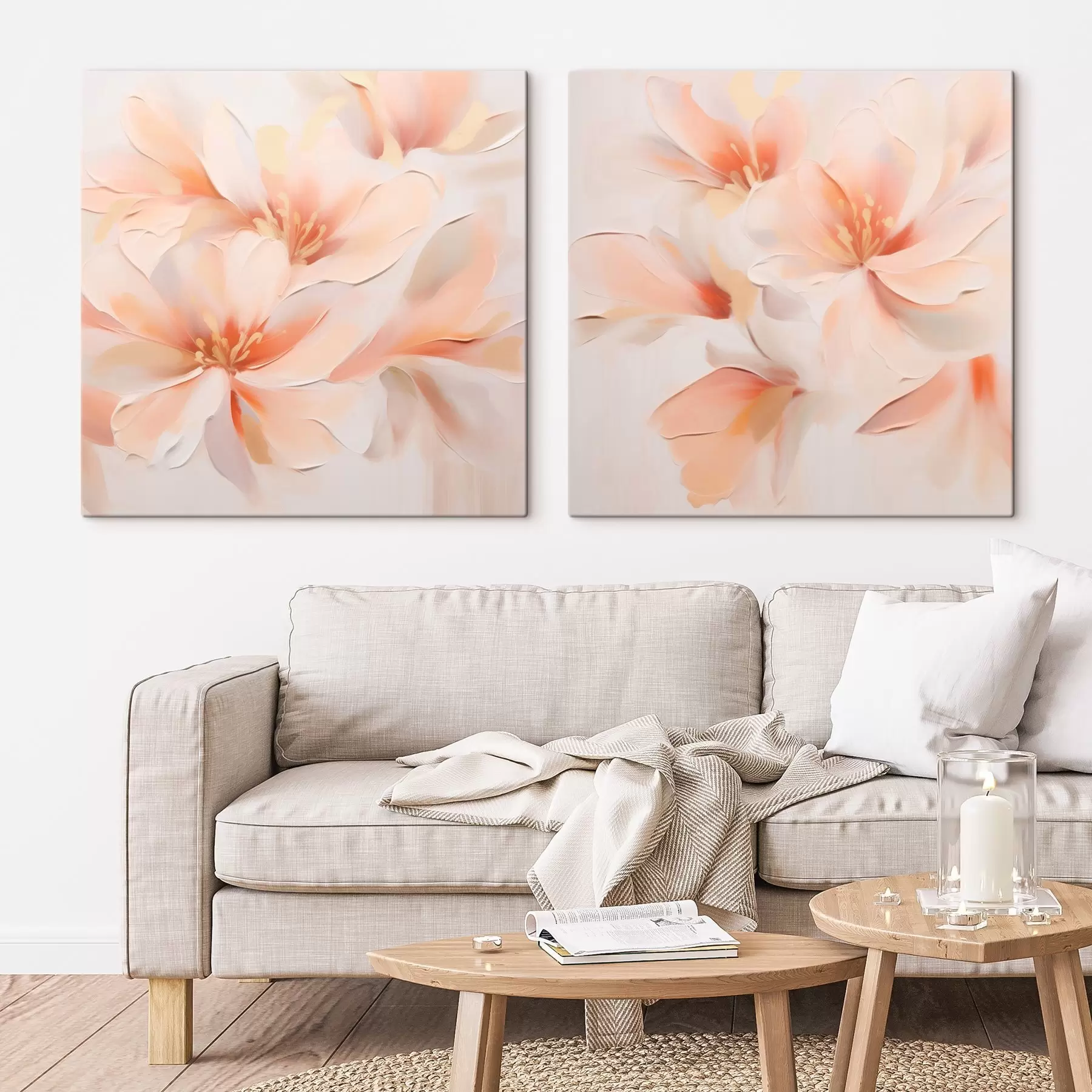 Tablouri Flori delicate abstracte m00789