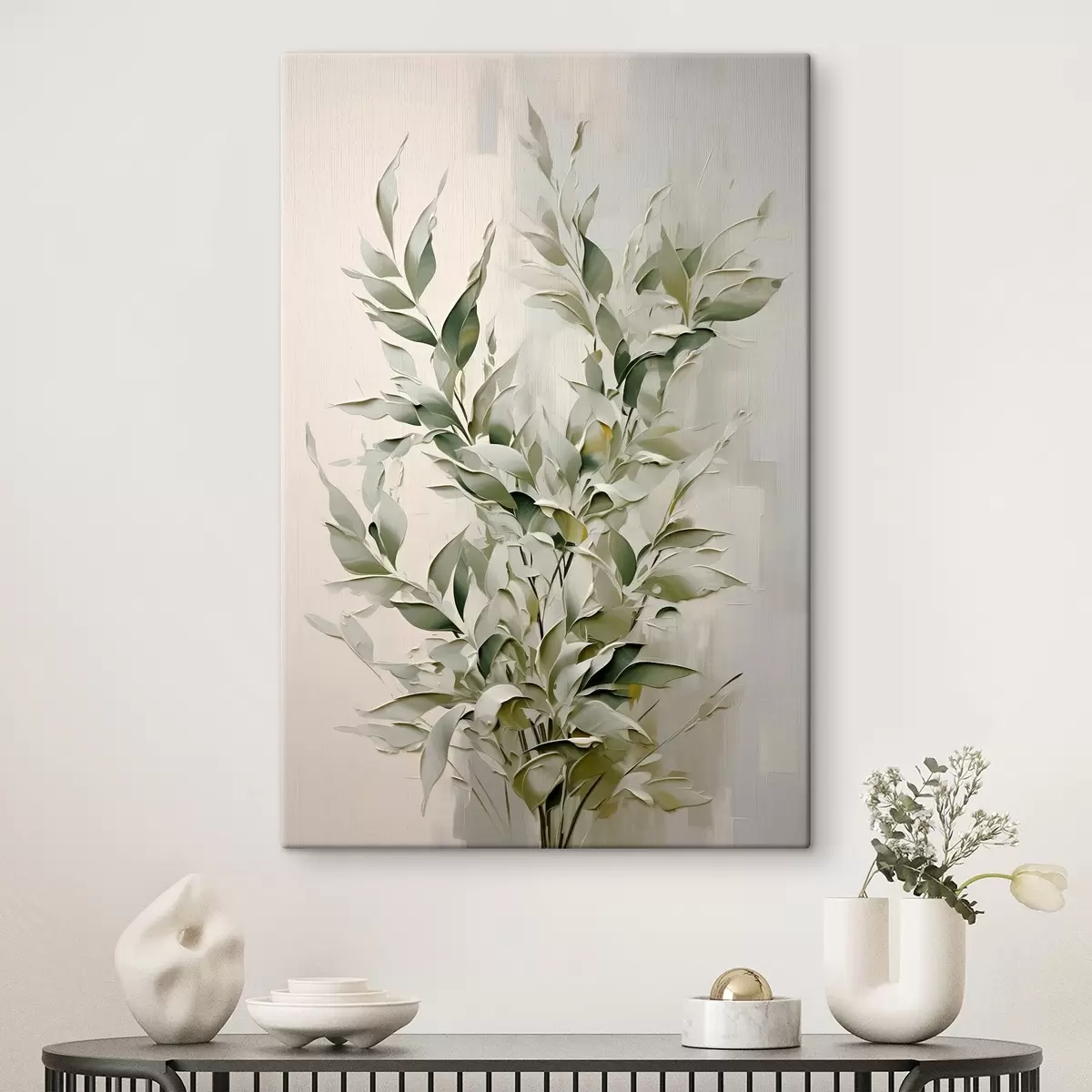 Tablouri Ramură abstractă cu frunze s46136