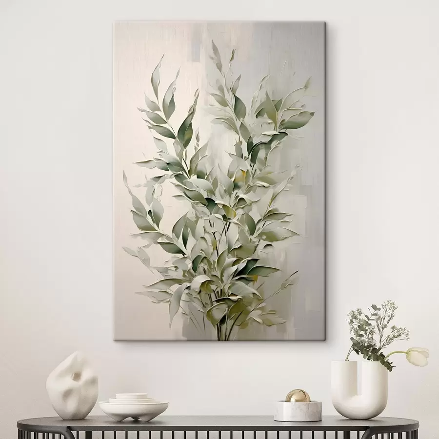 Tablouri Ramură abstractă cu frunze s46136