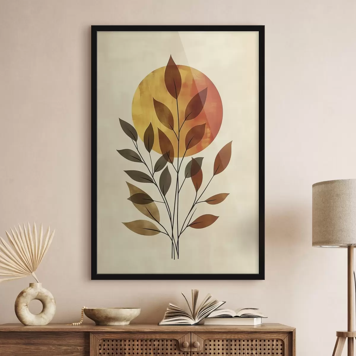 Poster Creangă cu frunze f46132