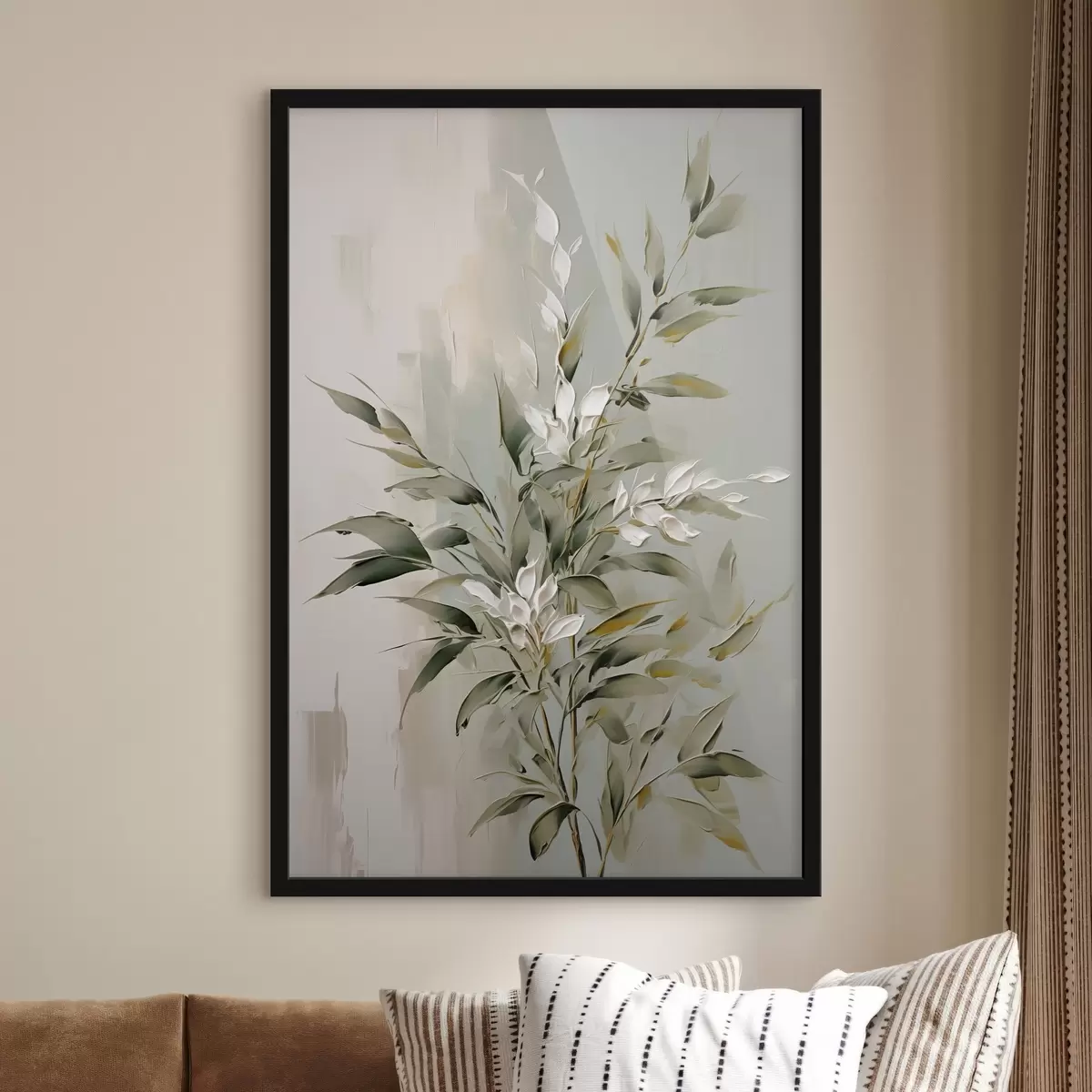 Poster Ramură abstractă cu frunze f46135