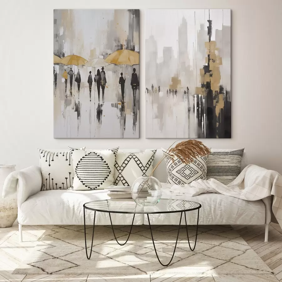 Tablouri Peisaj urban abstract m00873