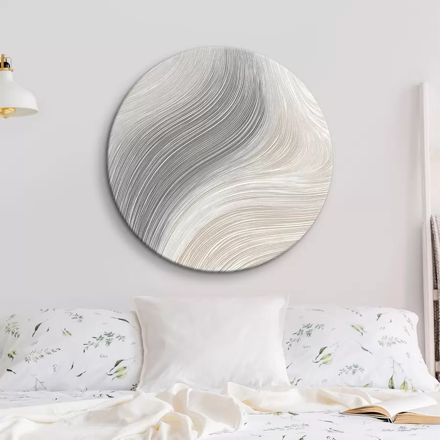 Tablouri Linii abstracte, fluide, în nuanțe neutre r46154