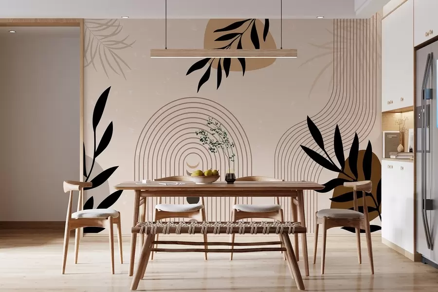 fototapet Rezumat cu plante w04745