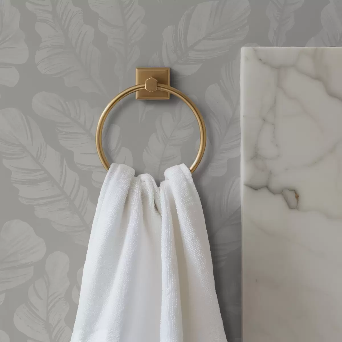 Wallpaper Pene mari în nuanțe delicate de gri a00839