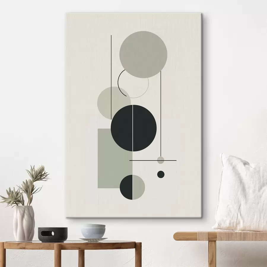 Tablouri Abstracție geometrică minimalistă s46352