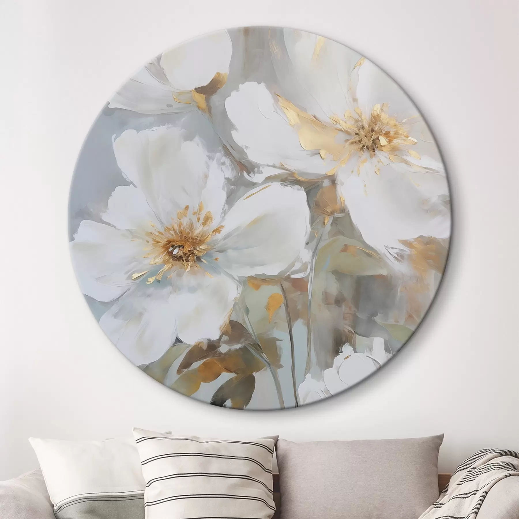 Tablouri Flori abstracte imitație de pictură r46346