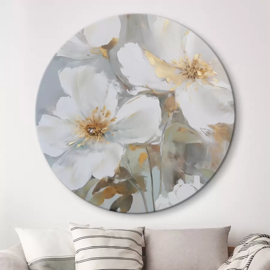 Tablouri Flori abstracte imitație de pictură r46346