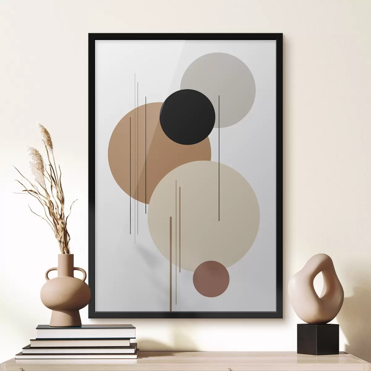 Poster Compoziție geometrică abstractă f46351